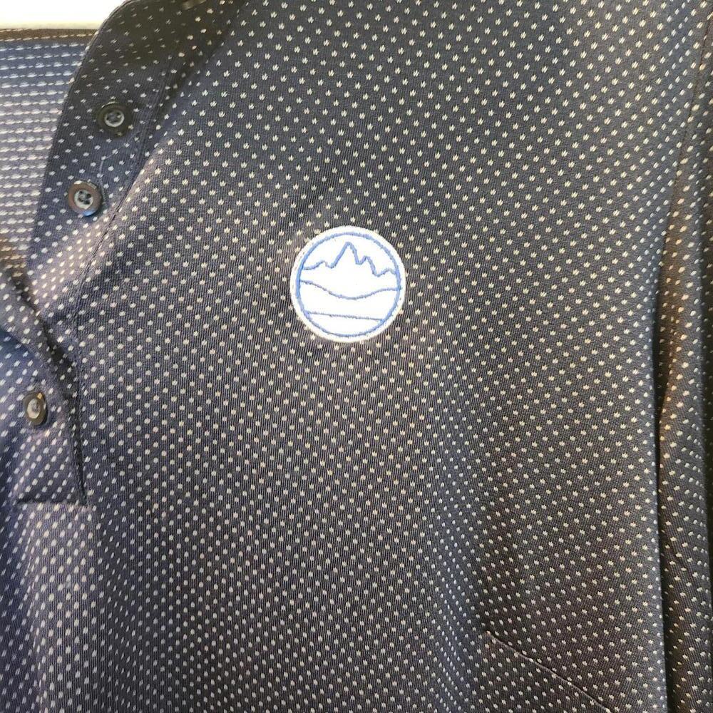 KJUS Women's Navy Blue Long Sleeve Polo Shirt -Size M (38) - Picture 3 of 9